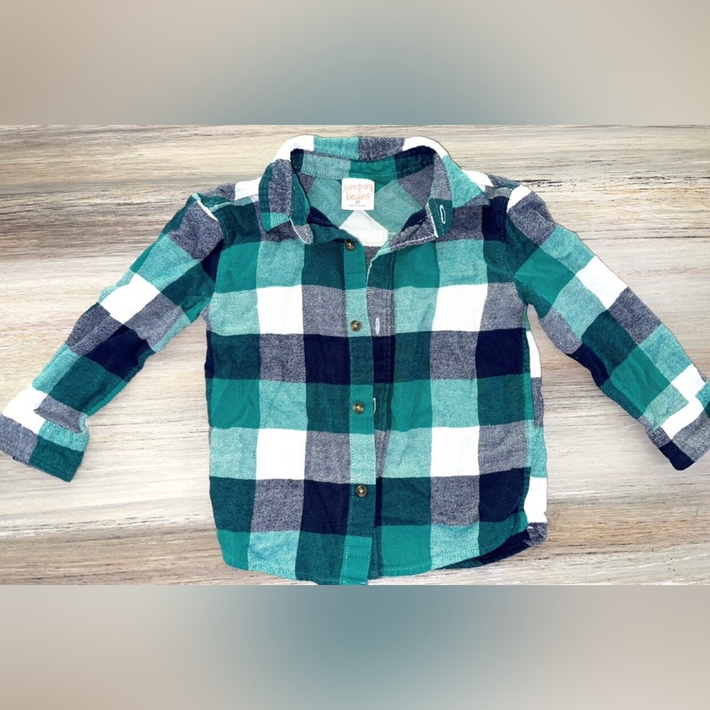 Button Down Flannel Shirt, boys 2T